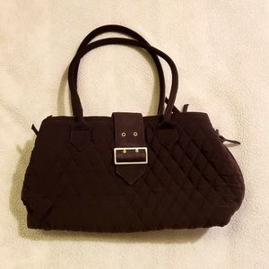 Verda Bradley Quilted Brown Purse